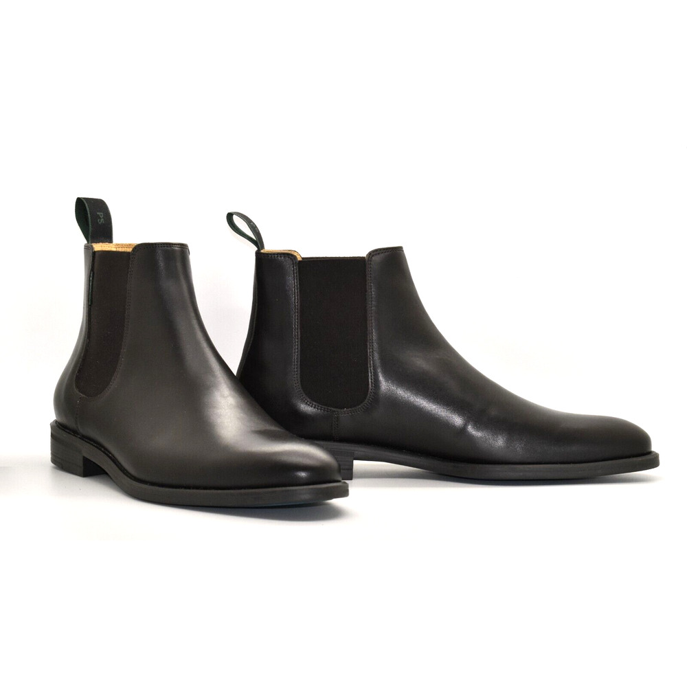 E0 NWOB PAUL SMITH Chocolate Leather Cedric Chelsea Boot Shoes Size 8 US 9 $375